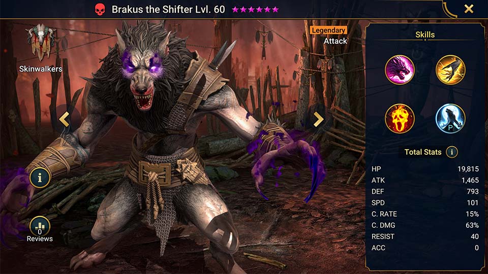 Brakus the Shifter Guide Skills, Best Gears & Masteries Champions