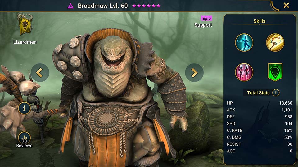 Broadmaw Guide Skills, Best Gears & Masteries Champions