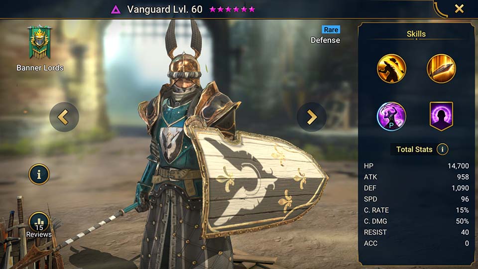 Vanguard Guide Skills, Best Gears & Masteries Champions