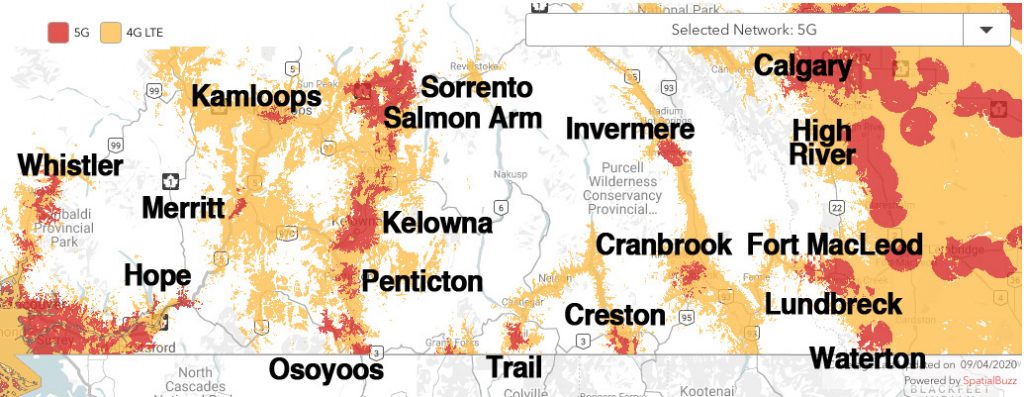 ROGERS 5G Coverage Maps Sept 2020 « EMR Health Alliance of BC