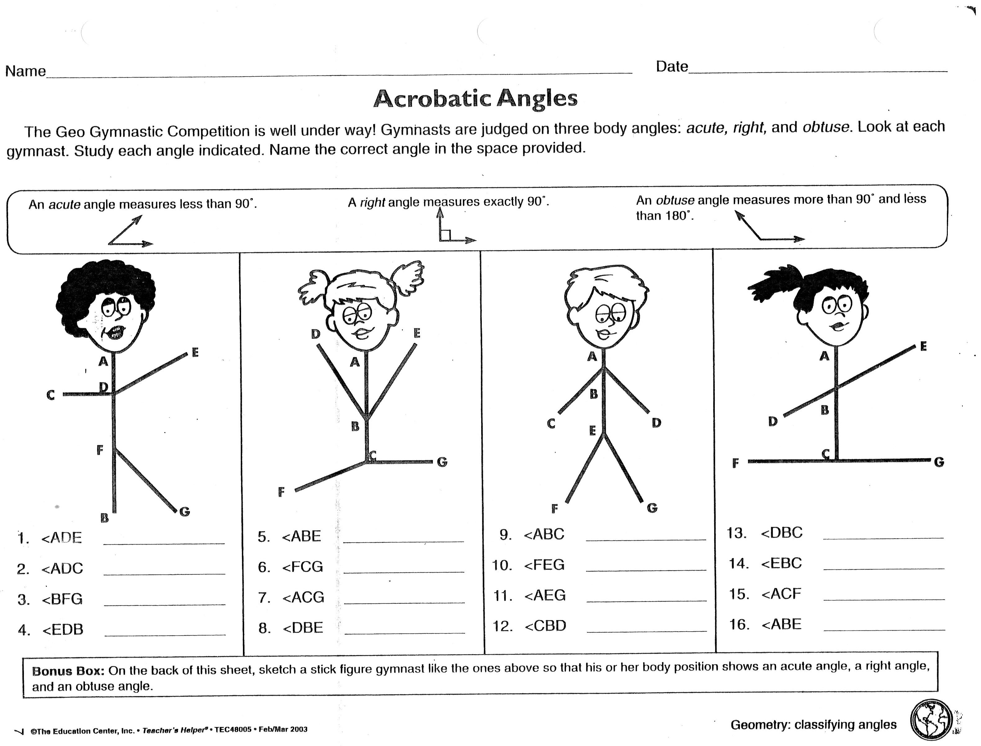 Drawing And Measuring Angles Worksheet Printable Worksheets And Activities For Teachers Parents Tutors And Homeschool Families