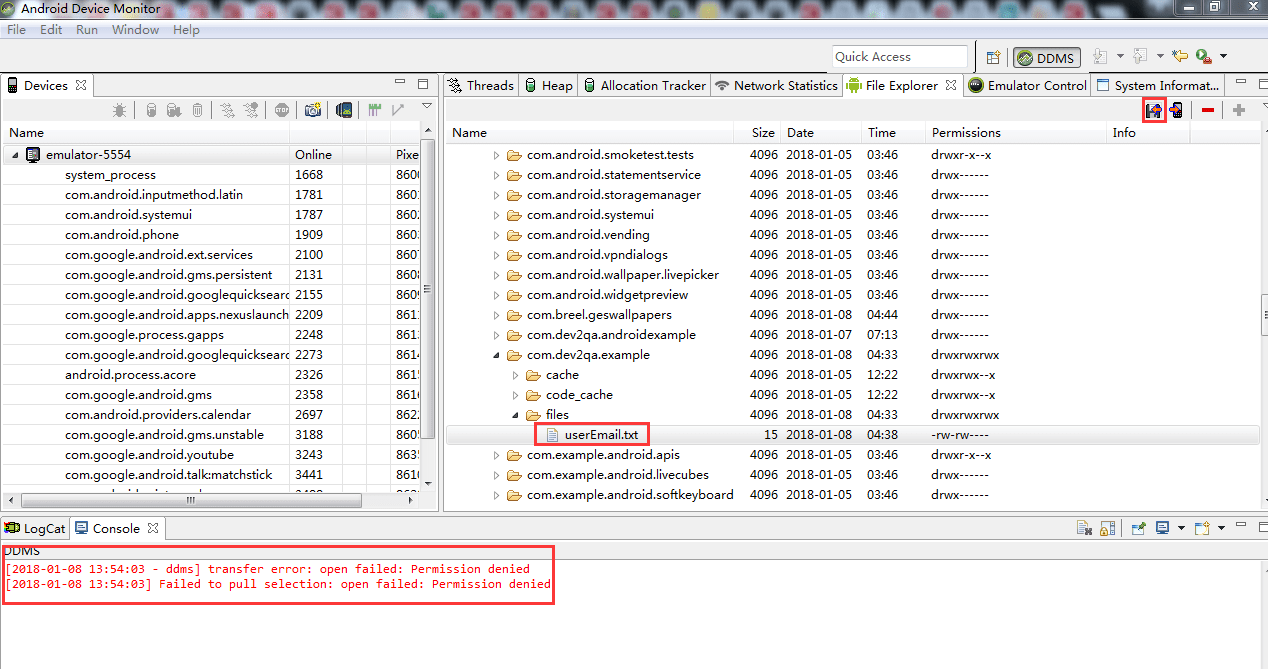 Android Device Monitor Problemi Emre ÇOBAN