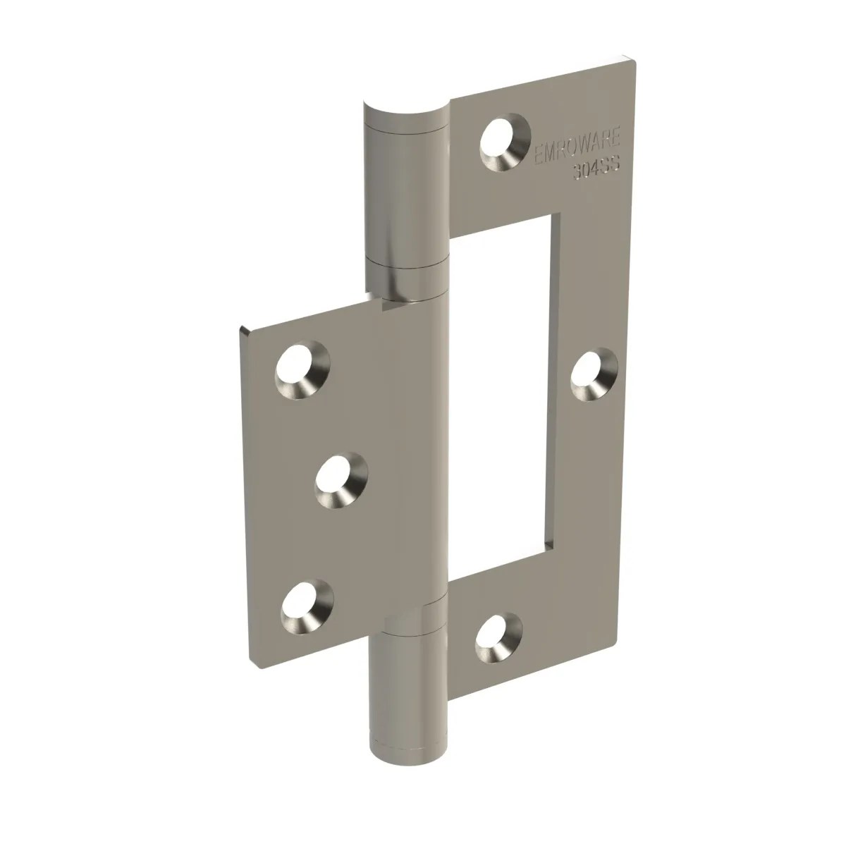 Stainless Steel Hirline Flush Fit Hinge Deluxe (100 x 71.4 x 2.5mm