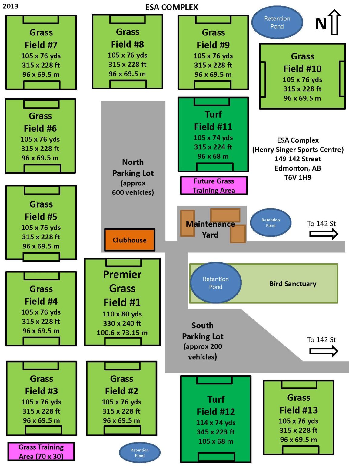 Tournament Field Maps EMSA Main