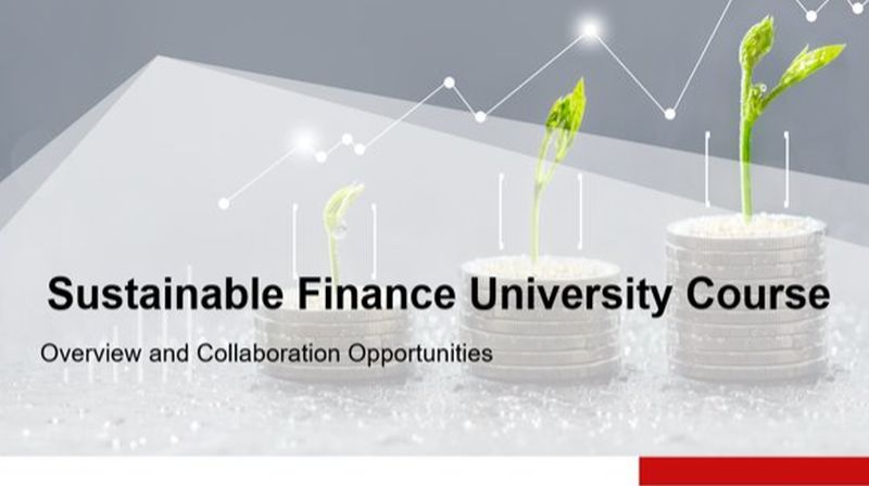 Sustainable Finance EMSD