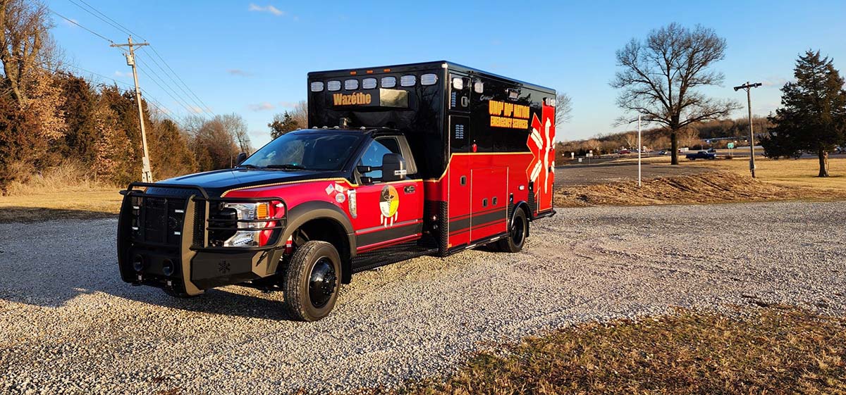 Omaha (NE) Tribal Rescue Gets American Emergency Response Type 1 Traumahawk Ambulance EMS Rig