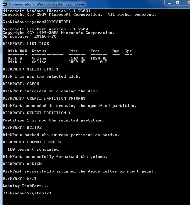 How to Install Windows 7/ Vista from USB Drive Emtechy's Blog