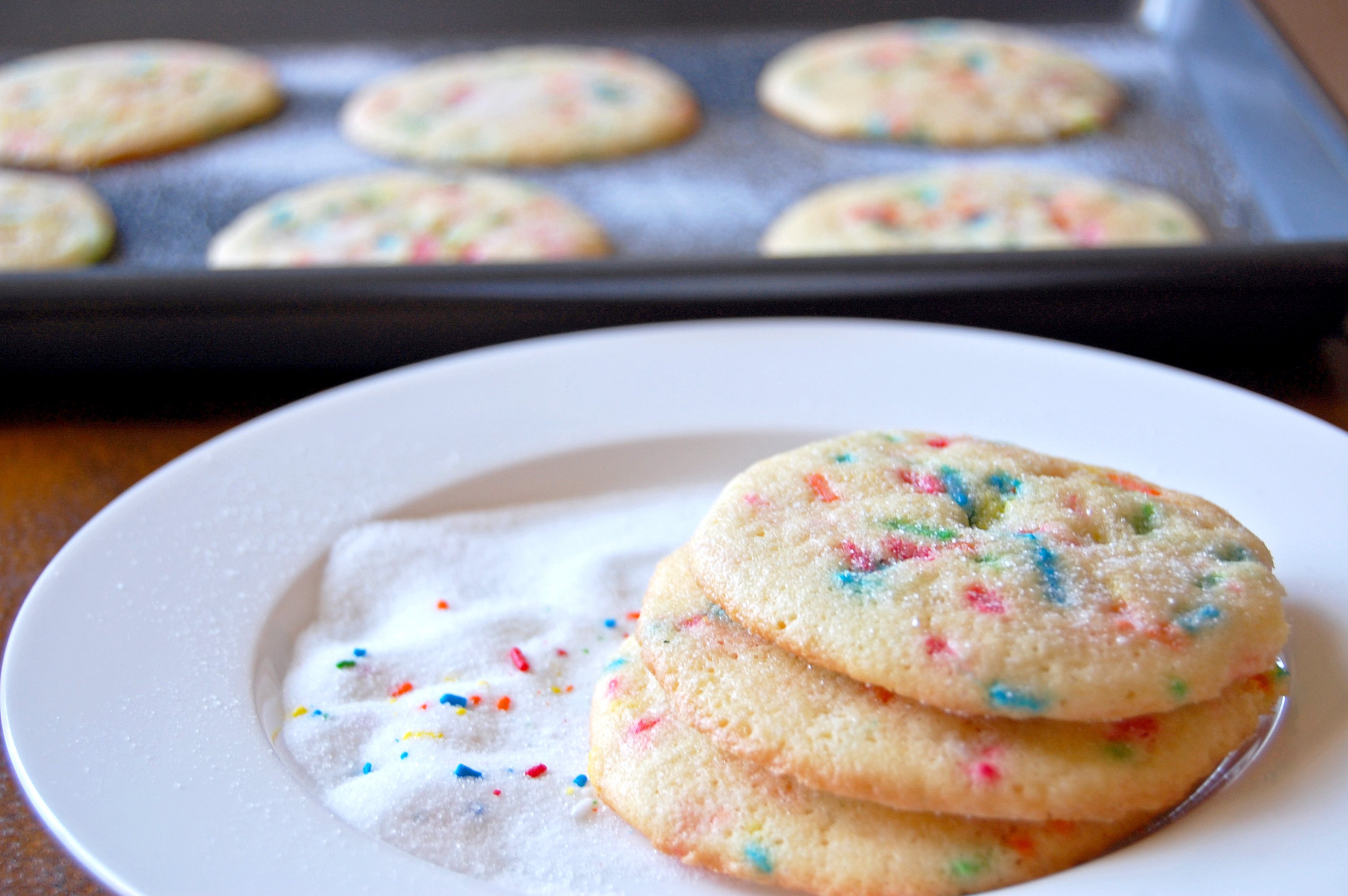 Gluten Free Sprinkle Sugar Cookies