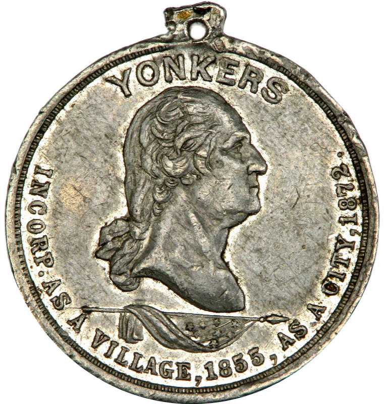 Phillipse Manor Bicentennial medal Works Museum Collection