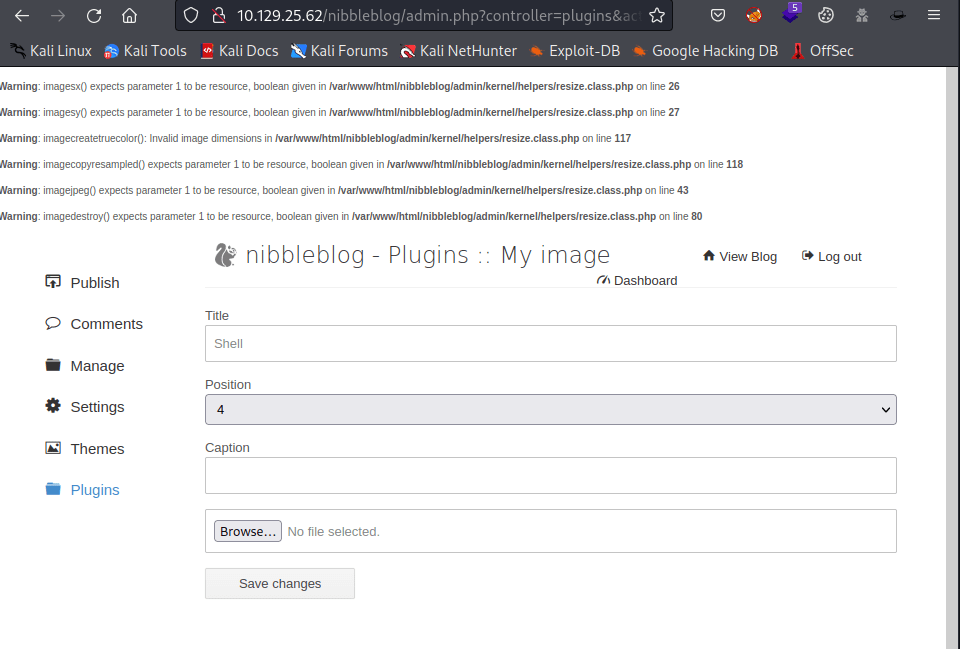 Writeup Nibbles on HTB eMVee