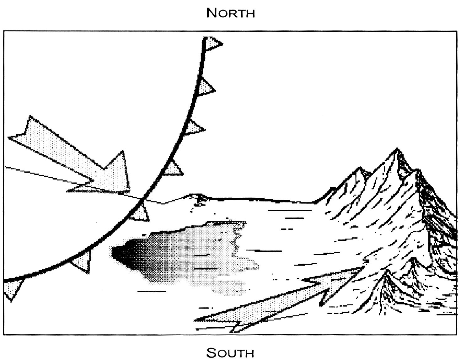 A Cold Brittle Wind Blew The Front