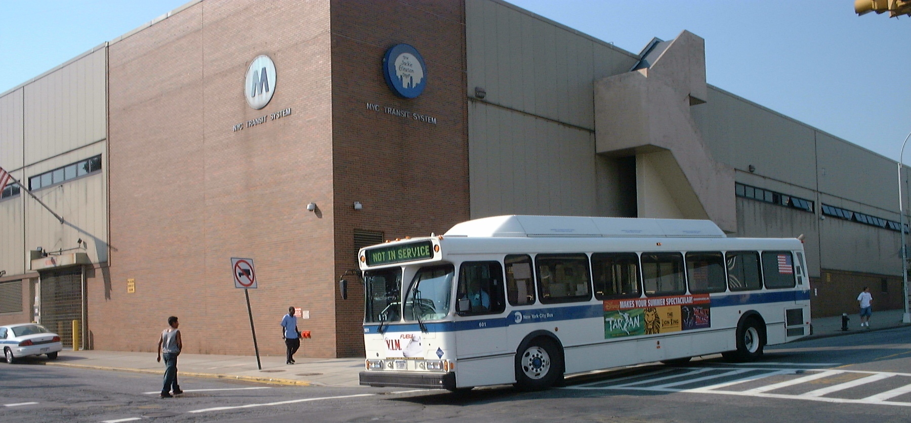 Bus depots of the New York City Transit Authority