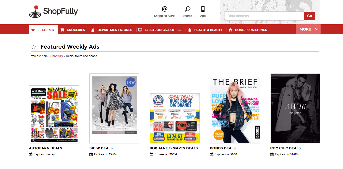 Shopfully Catalogues, coupons and stores