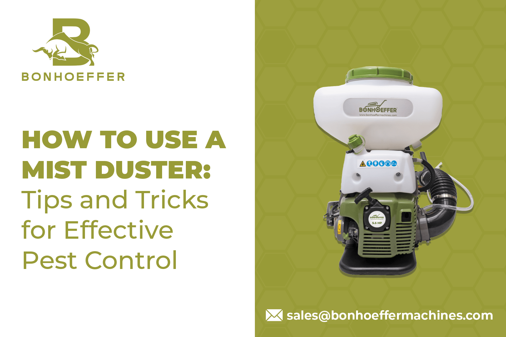 How to Use a Mist Duster for Effective Pest Control?