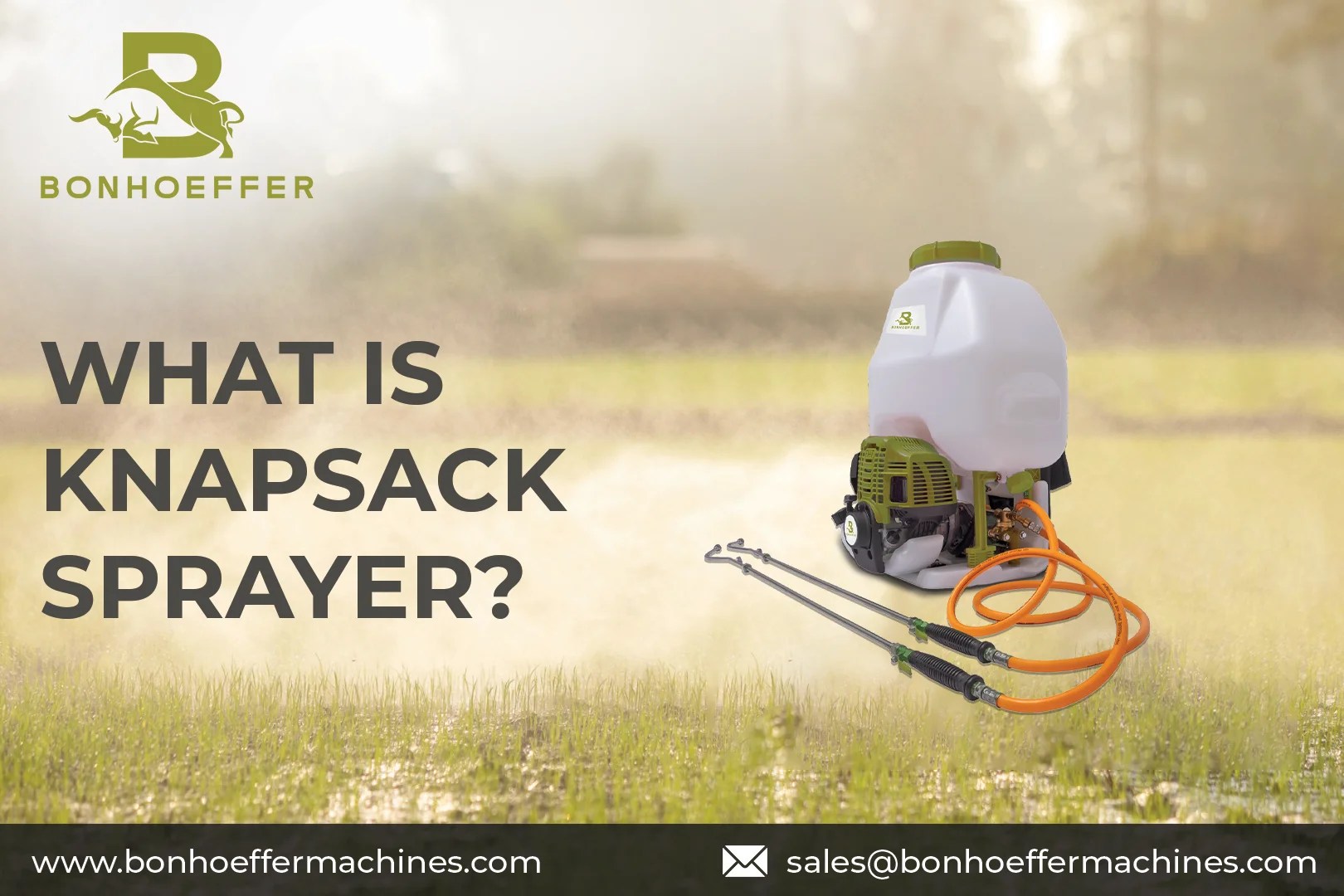 What is Knapsack Sprayer bonhoeffermachines