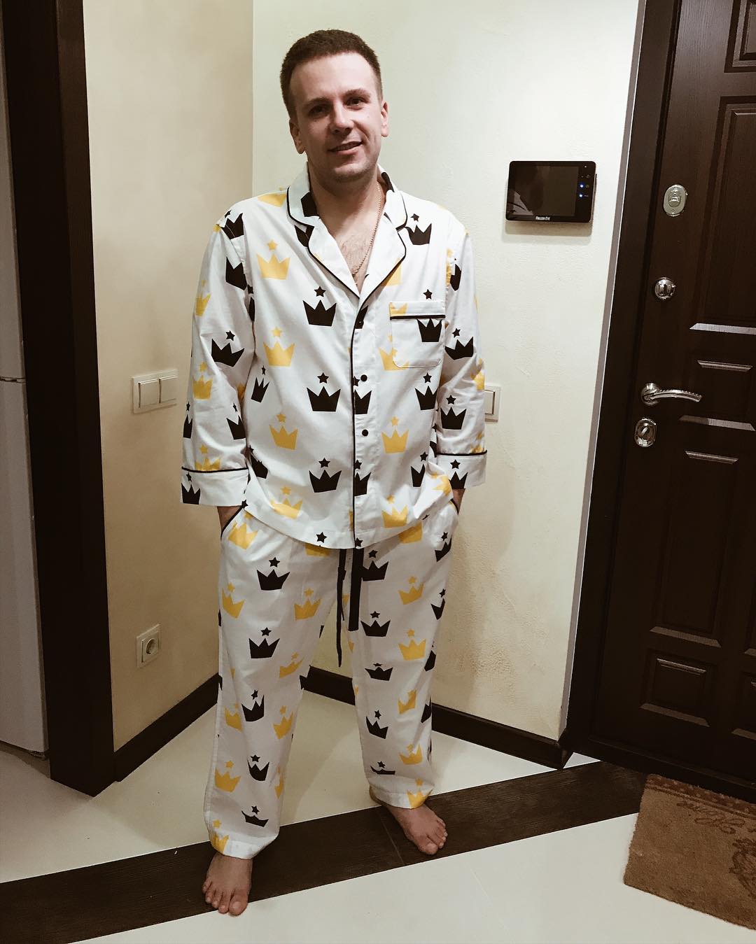 Man's pajama shirt, Pattern №546 buy online