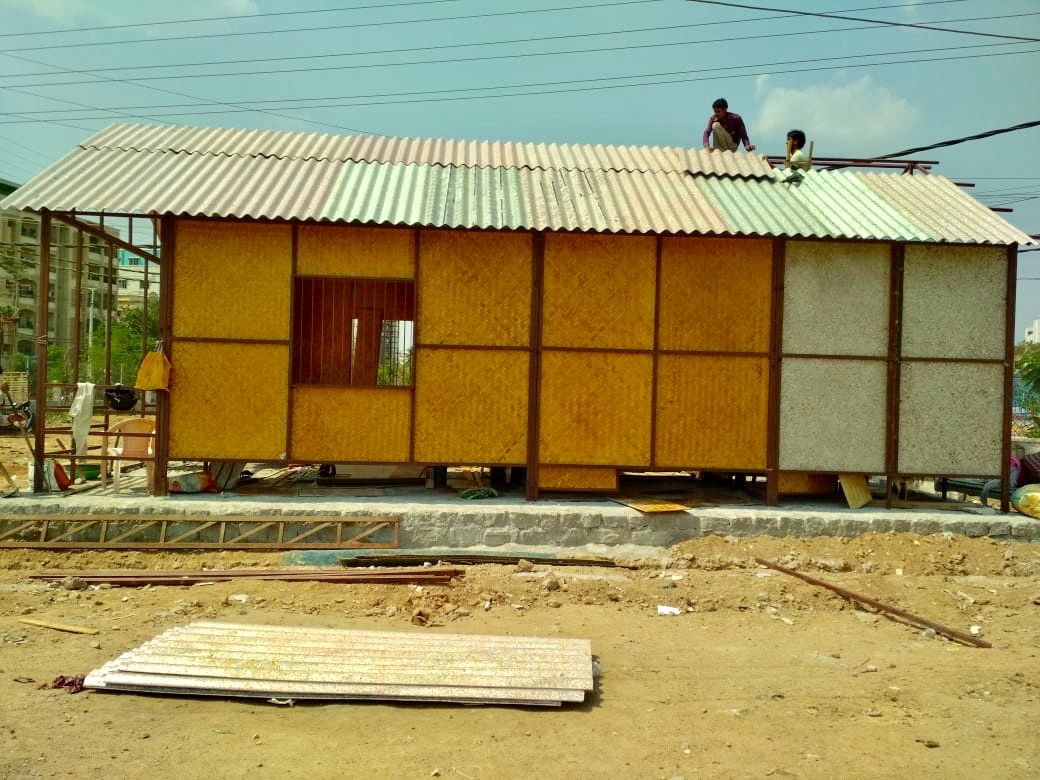Made of Bamboo & Recycled Plastic, This Hyd Building Costs Just ₹8 Lakh