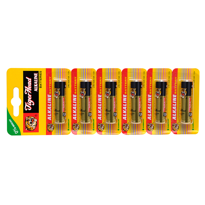AA LR6 ALKALINE BATTERIES AM3Tiger Head Batteries555 BatteriesTop