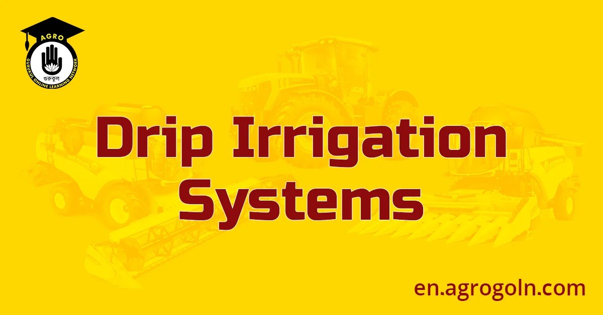 Drip Irrigation Systems Watering the Future Agro Gurukul, GOLN