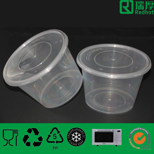 Clear Take Away Plastic Food Container 2500ml Import Export