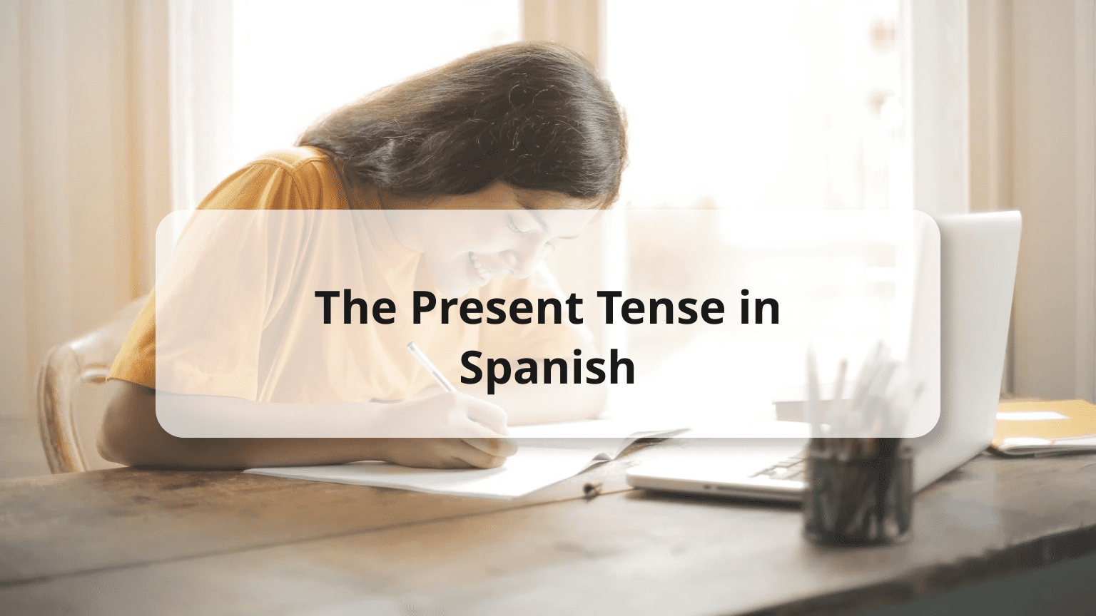 Present Tense Spanish Complete Verb Rules