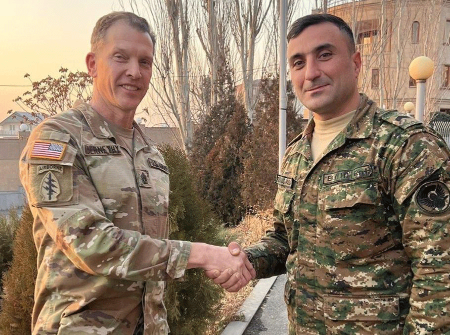 United States European Command’s CSM Robert visited Armenia