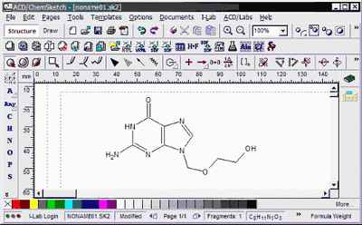 Acd Chemsketch 2015 Advanced Chemical Drawing Tool Chemical Drawing Tools Biology Software Net