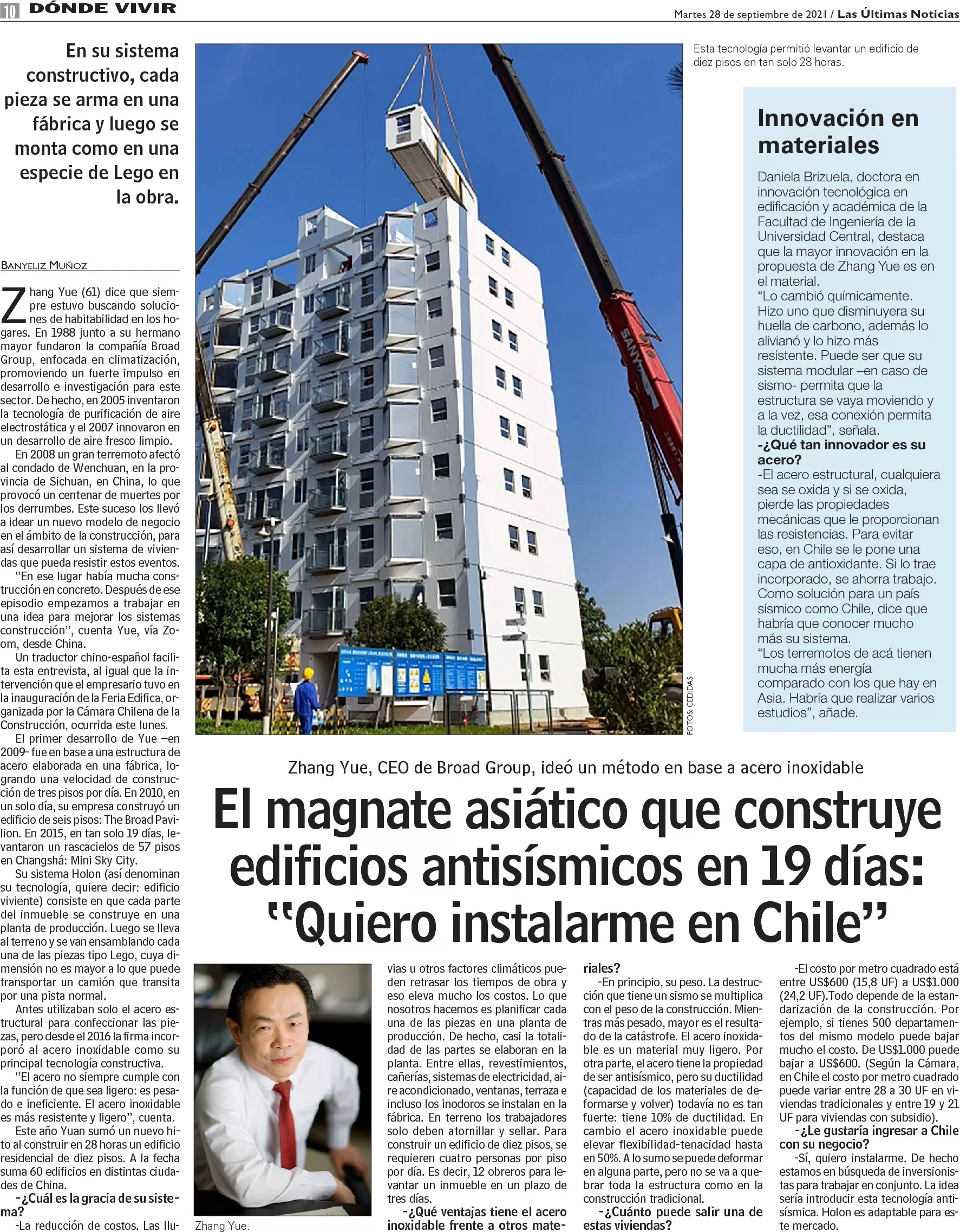 Asian tycoon who built earthquake resistant buildings within 19 days