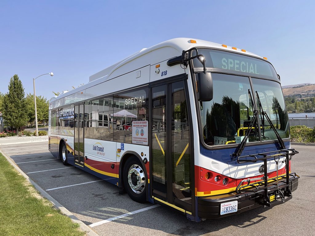 BYD Delivers Two K7MER Electric Buses to LINK Transit Technological