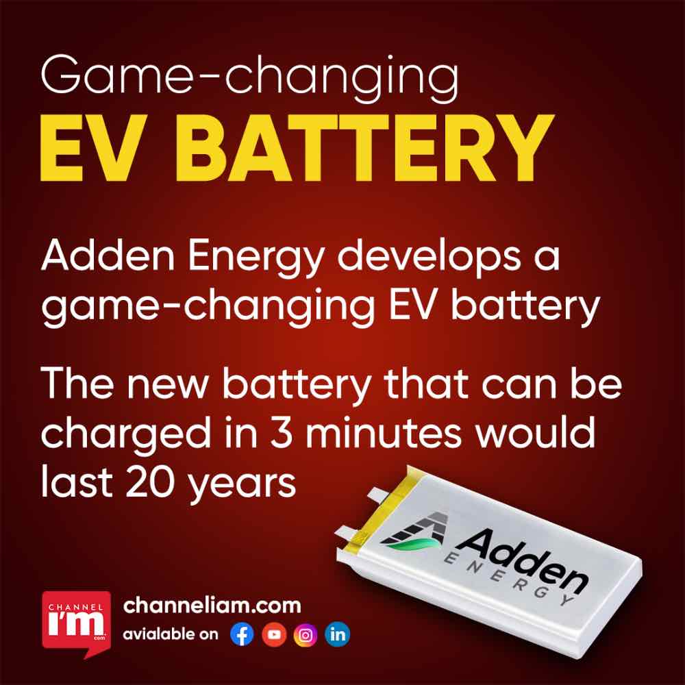 Adden Energy develops a gamechanging EV battery