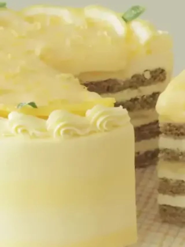 Green Tea Lemon Cake Recipe Cooking Tree