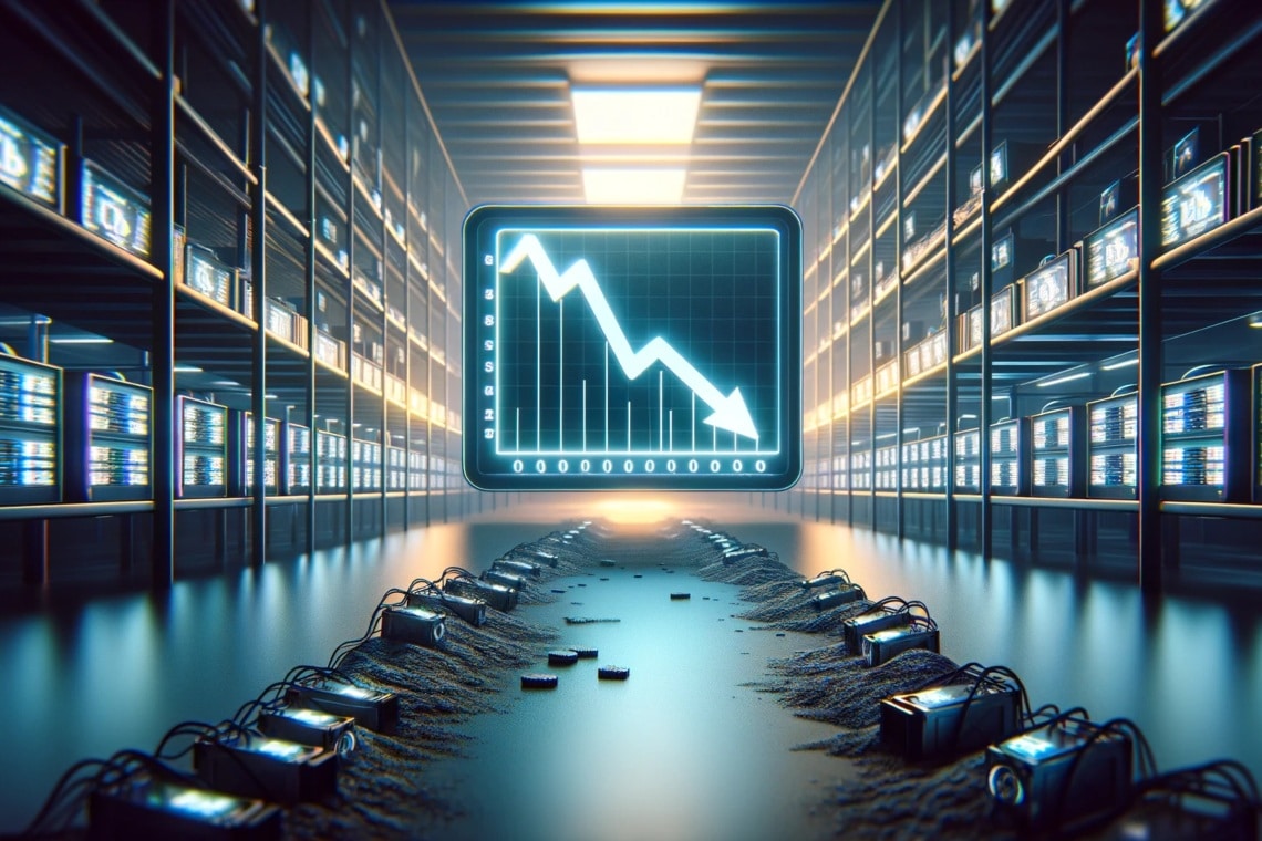 Bitcoin mining hashrate drops by 25 in Texas