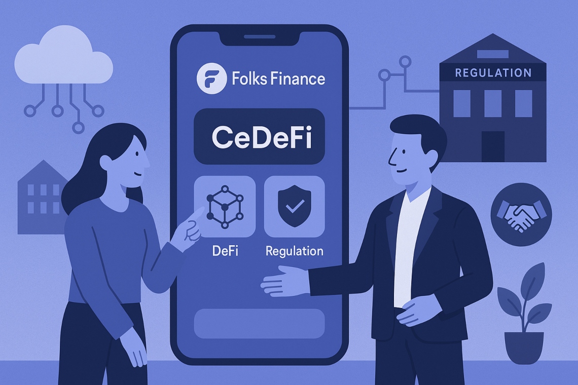 Folks Finance Launches a New CeDeFi App