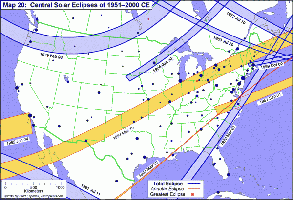 Total solar eclipses in the USA Earth EarthSky