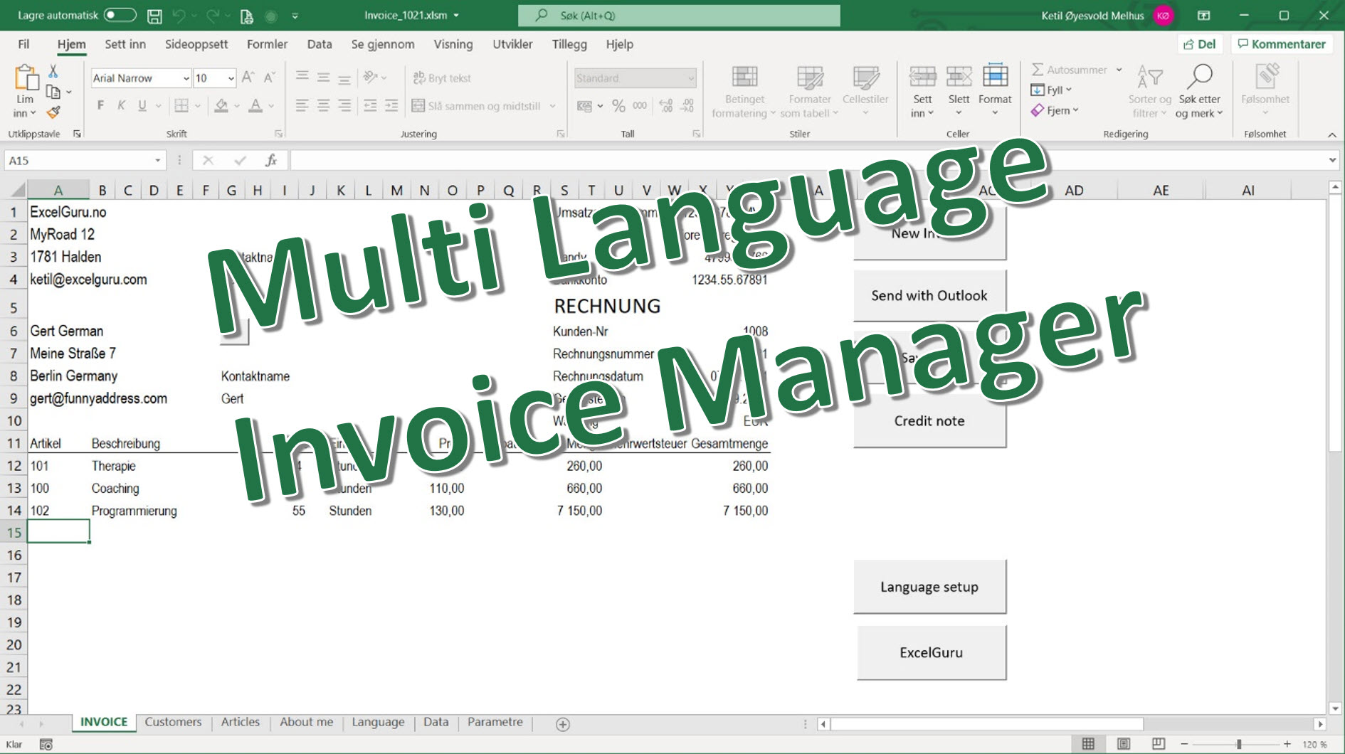 Free invoice manager Archives Excelguru VBA tips and tricks
