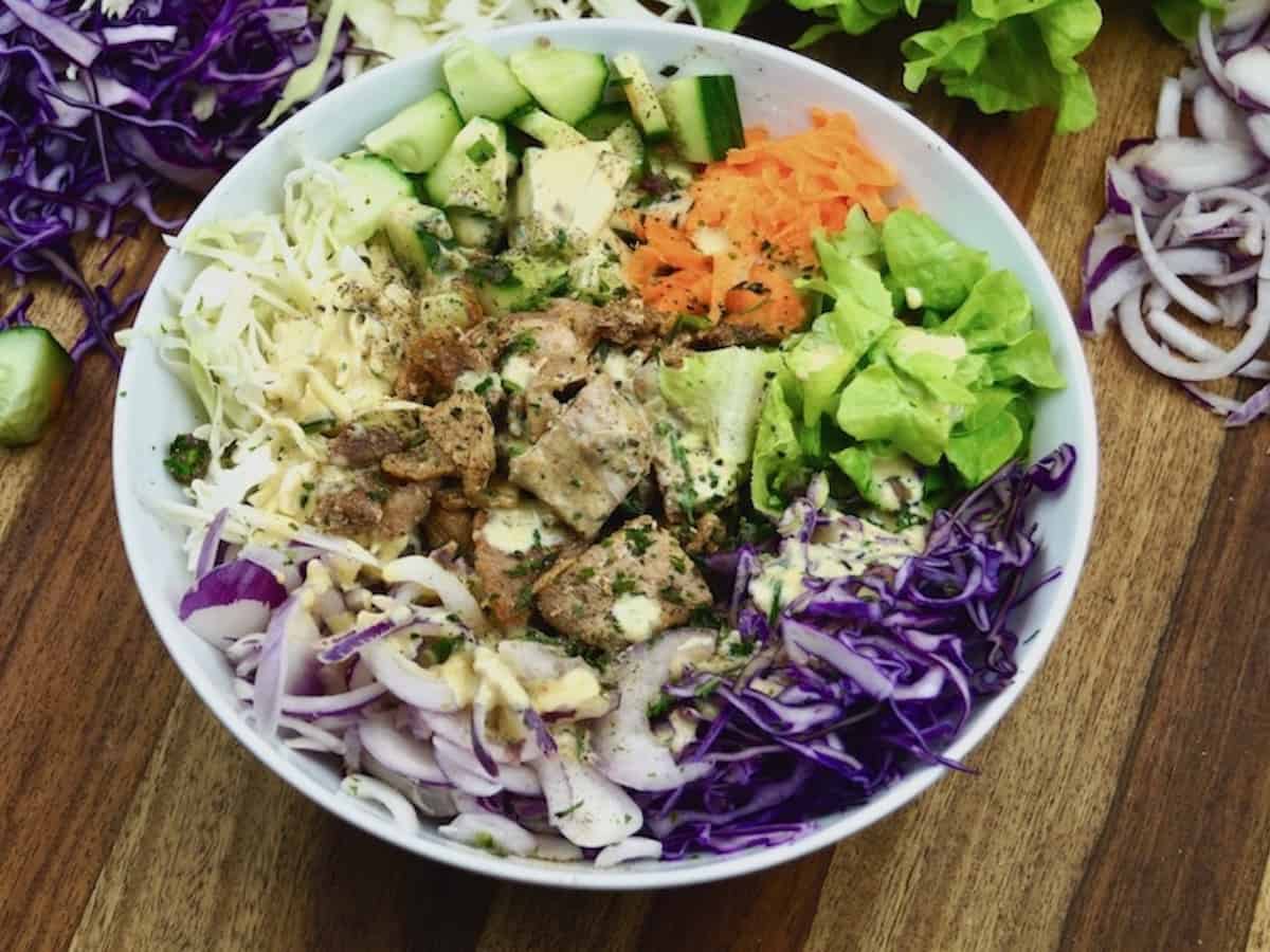 Healthy Kebab Bowl High Protein Kebab Bowl Recipe
