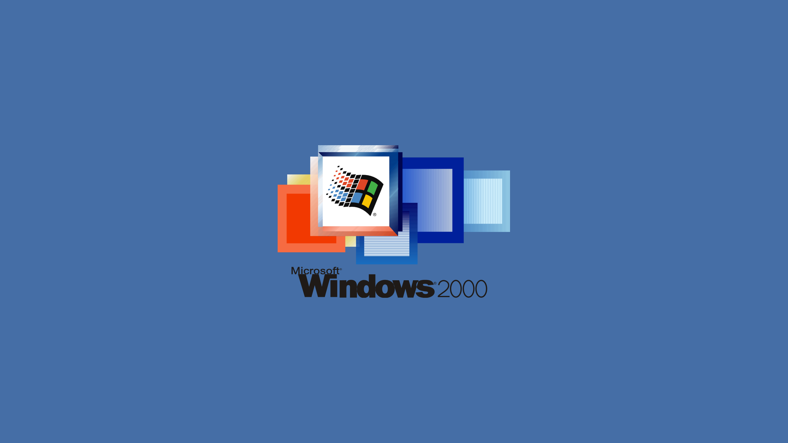 Windows 2000. Desktop wallpaper. 2560x1440