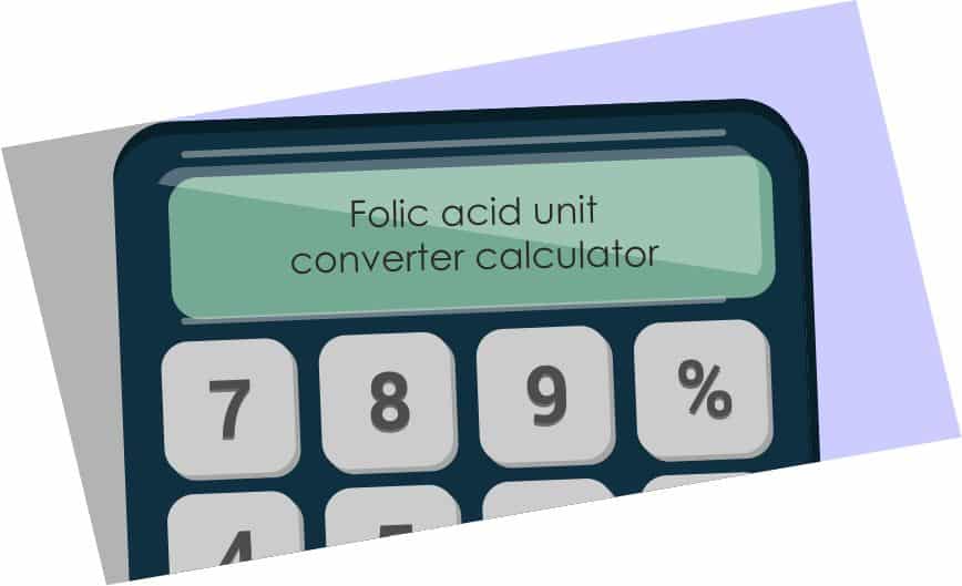Folic acid unit converter calculator Medical laboratory