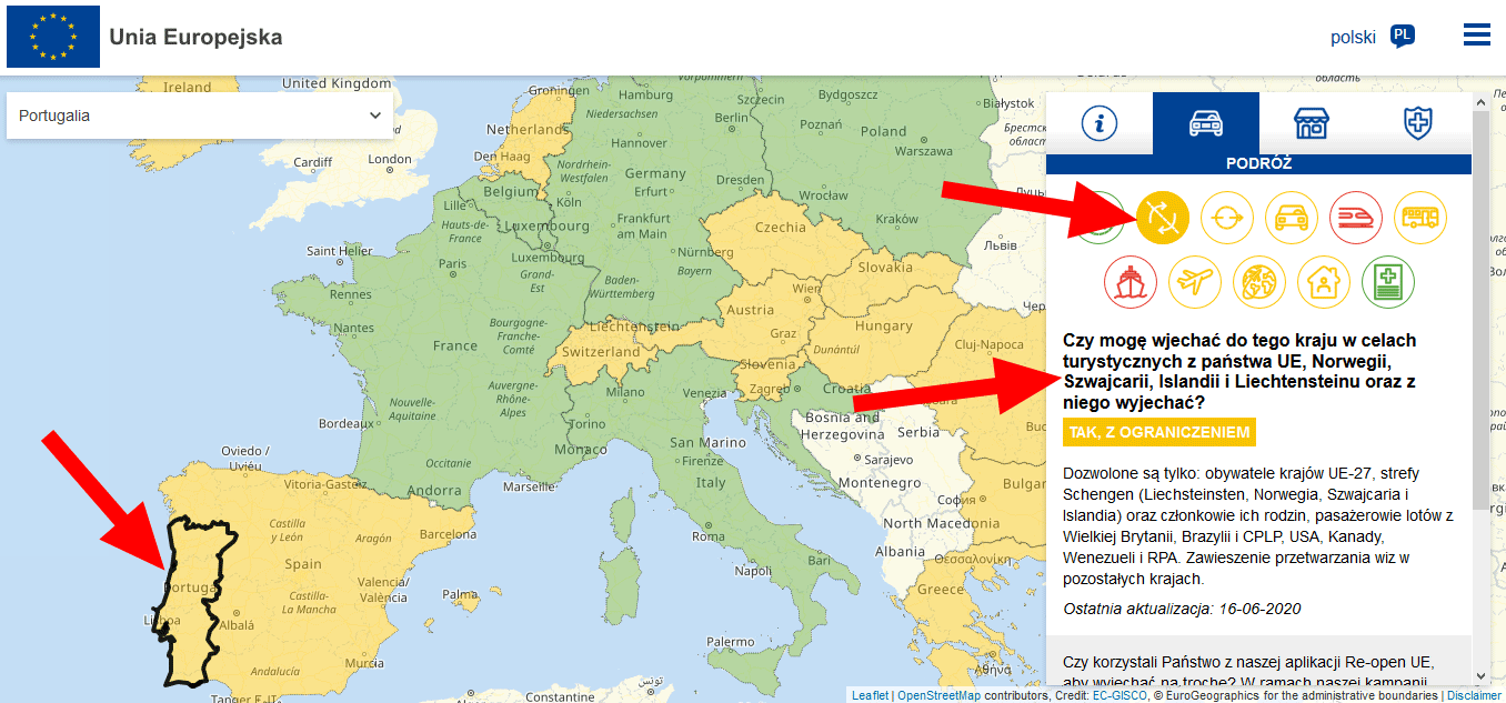 Current travel rules and travel restrictions in Europe