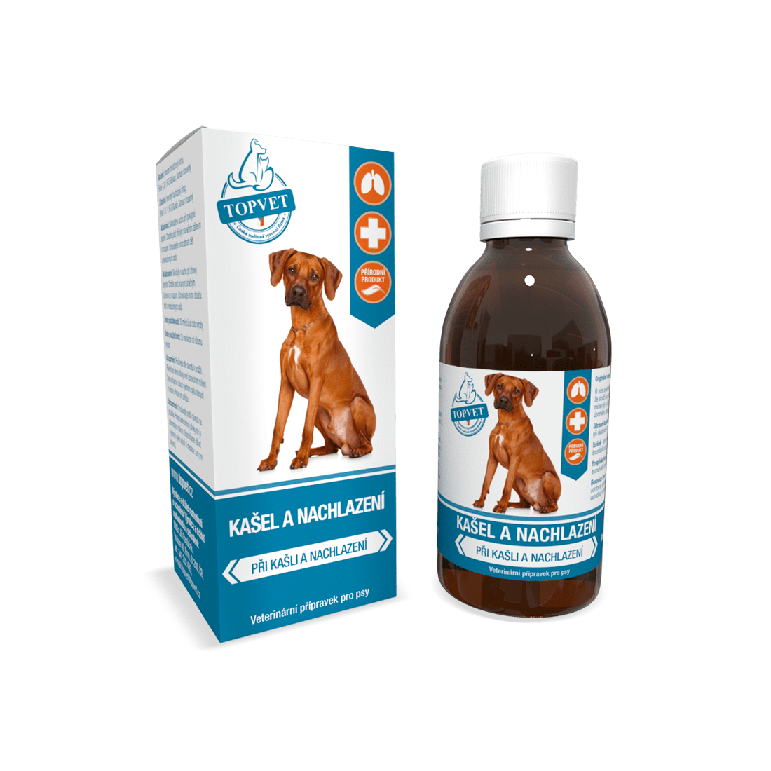 Cough and Cold Syrup for dogs Suppresses cough and cold symptoms Green Idea
