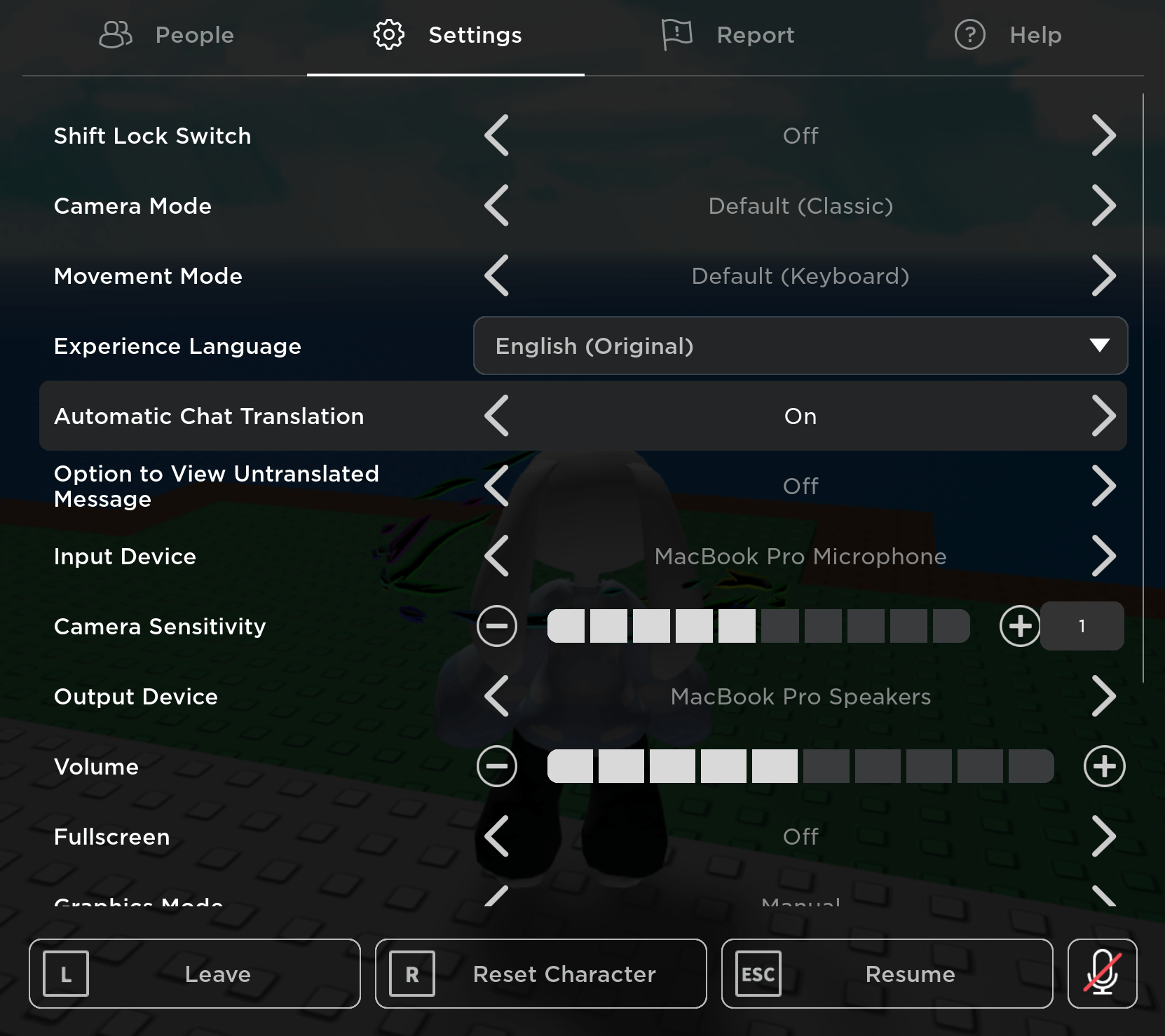 Automatic Chat Translation Roblox Support
