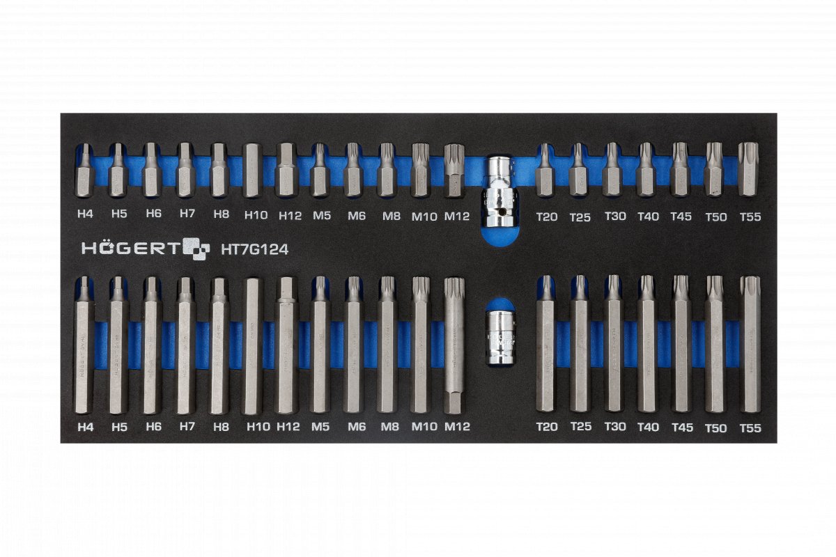 Drawer inserts with tools Högert Technik