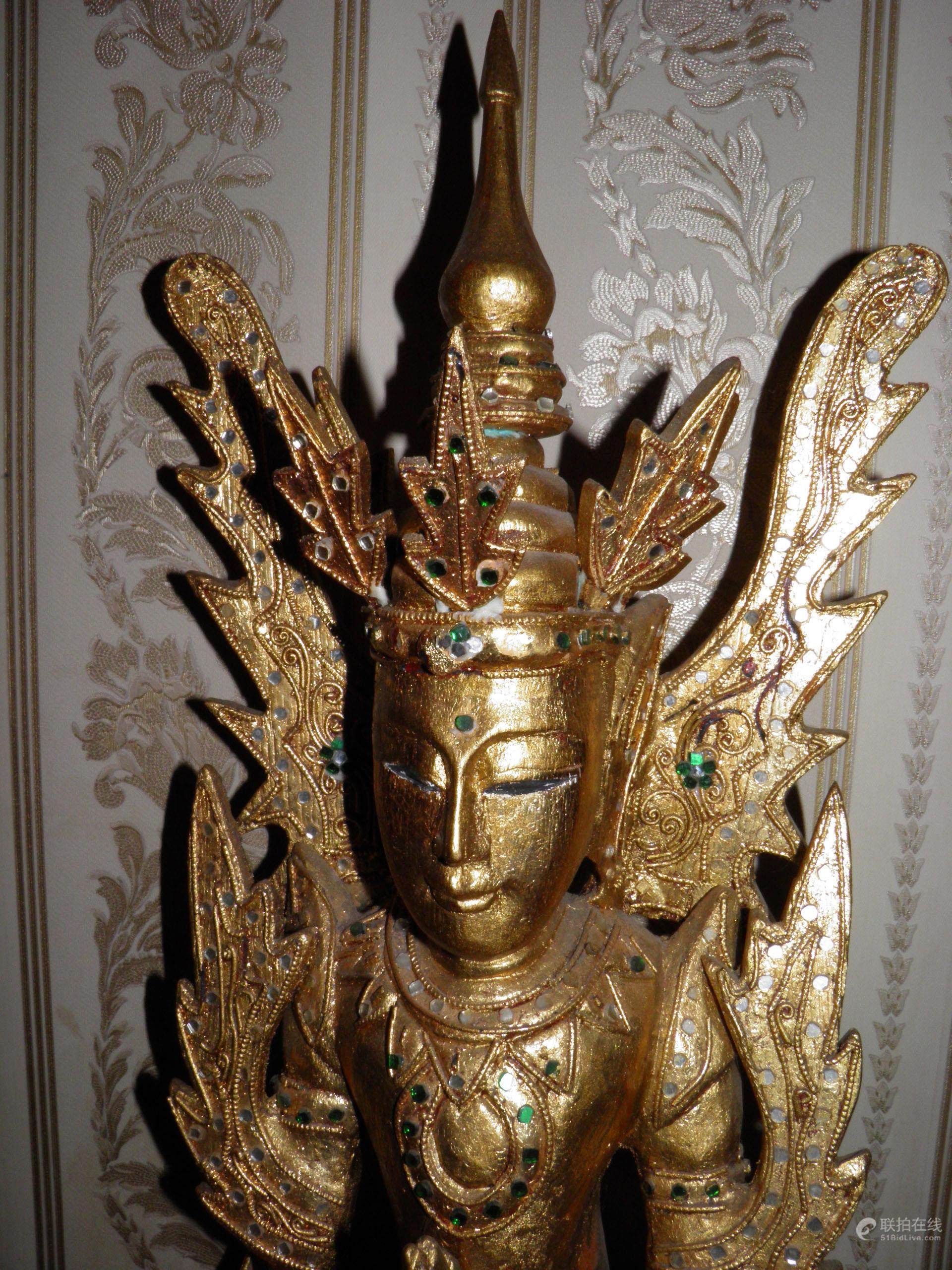 51BidLive[Phra Phum' House Guardian Spirit God Statue]