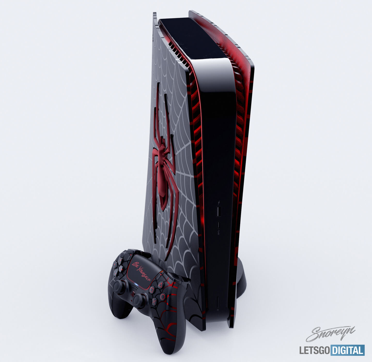 PlayStation 5 SpiderMan Miles Morales Limited Edition console LetsGoDigital