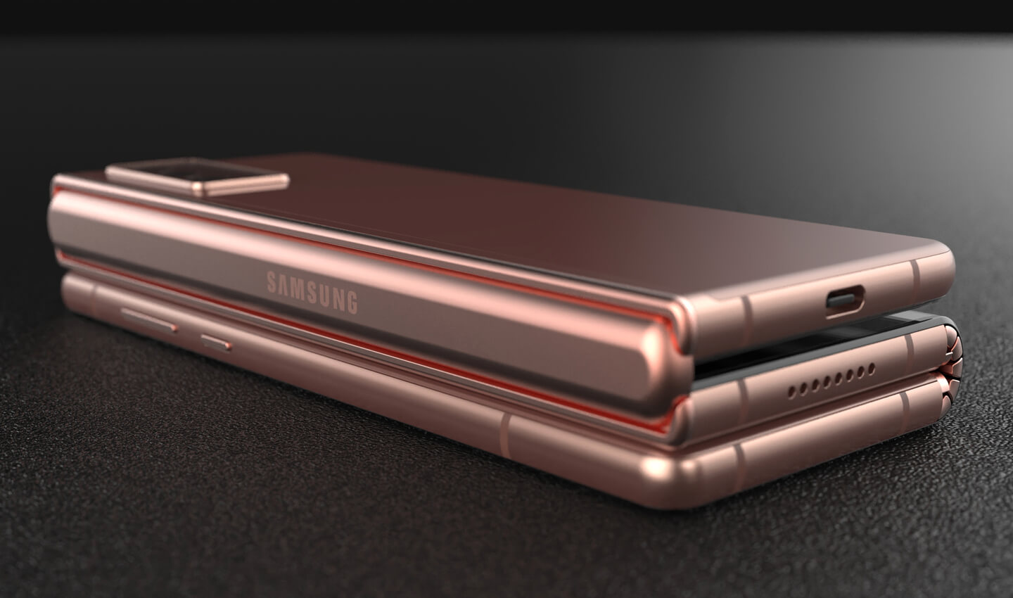 Samsung Galaxy Z Fold3 with sliding keyboard LetsGoDigital