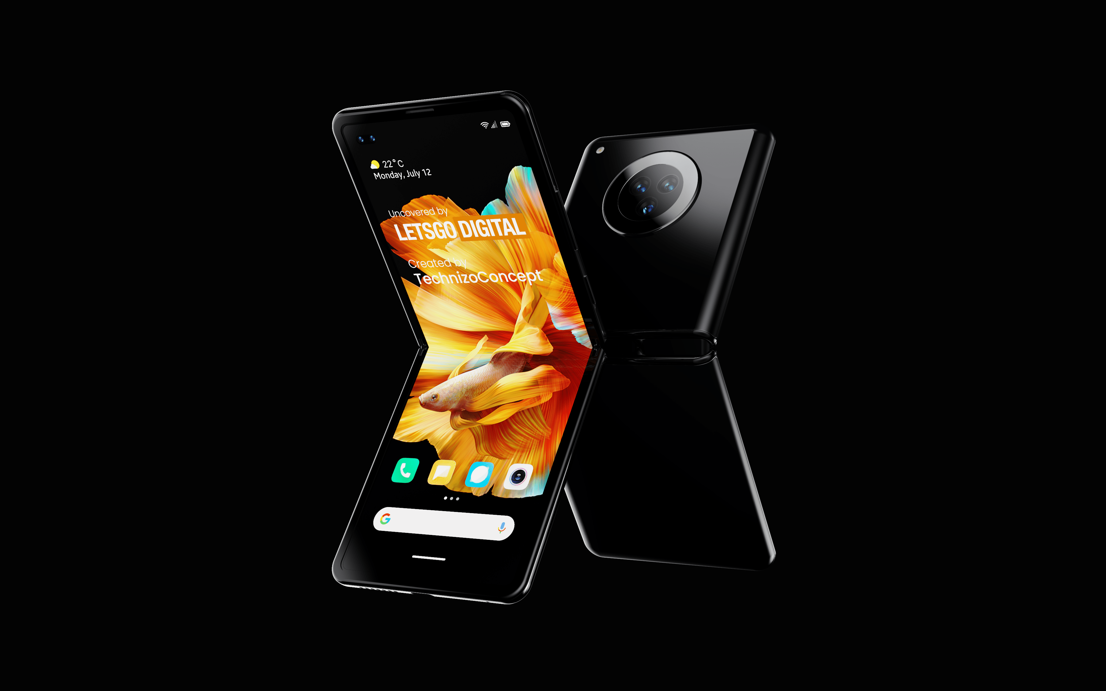 Xiaomi Mi Mix Flip foldable smartphones LetsGoDigital