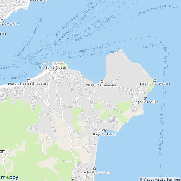 Map SaintTropez map of SaintTropez (83990) and practical information