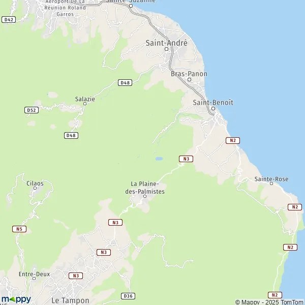 Map SaintBenoît map of SaintBenoît (97437) and practical information