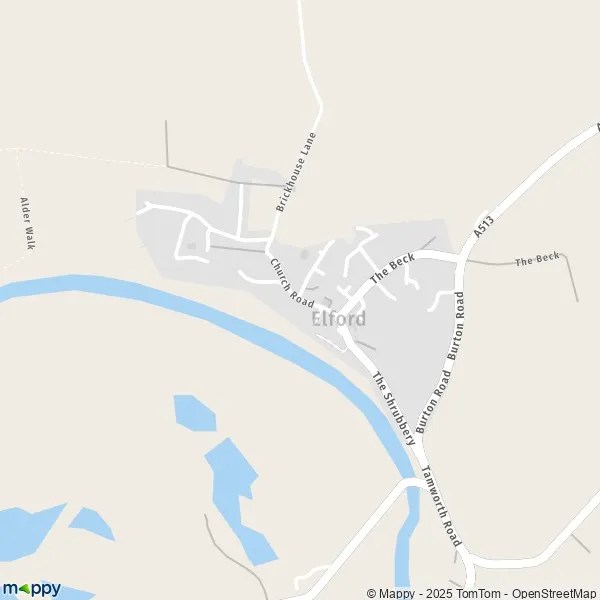 Map Elford map of Elford (B79 9) and practical information