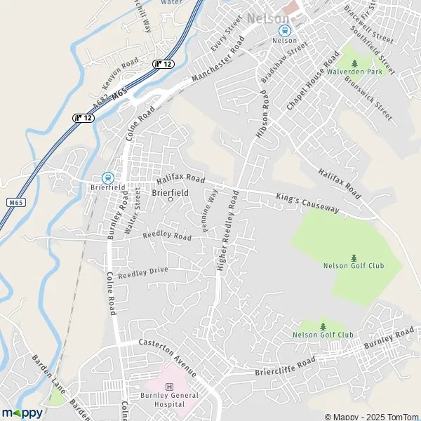 Map Brierfield map of Brierfield (BB9 5) and practical information